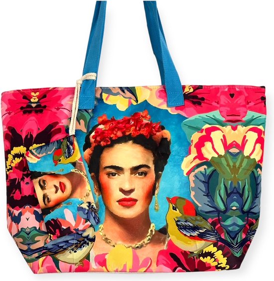 Frida Kahlo Sac à bandoulière/Shopper Birds avec pochette séparée