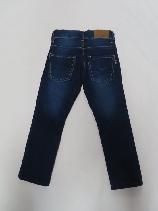 Grandwish Jongens Tuinbroek Kinderbroek Jeans - Blauw, 3-10 Jaren Met 6 Zakken