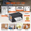 Vevor Draagbare printer - Thermal printer - Compact - Draagbaar - Kantoor - School - Printen - Incl power adapter en Usb kabel - wit