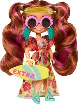 Barbie Extra Fly Mini's - Strand - Met accessoires - 14 cm - Barbie pop