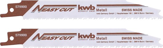 KWB Easy Cut reciprozaagblad - 153 mm - Metaal - Bi metaal - 579900 - 2 stuks