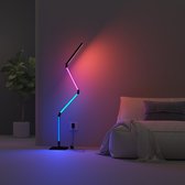 Calex Slimme LED Vloerlamp - Multifunctionele WiFi Hoeklamp - Staande Lamp - Sfeerverlichting - RGB en Wit Licht - App