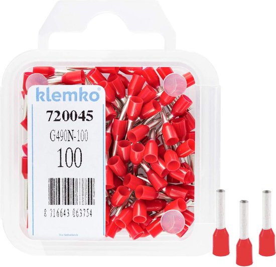 100 Stk. SeKi Aderendhülsen 1,50mm² unisoliert/blank Kabel 100 Stk. SeKi Aderendhülsen 1,50mm² unisoliert/blank Kabel