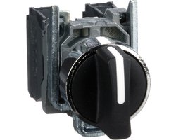 Schneider Electric XB4BD53 Harmony XB4BD53 Keuzetoets Draaischakelaar Zwart 3 x +/- 45 ° Draai-ontgrendeling 1 stuk(s)