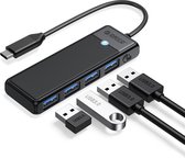 Orico - USB-C Hub - 4x USB-A 3.0 - 5Gbps poorten - Zwart