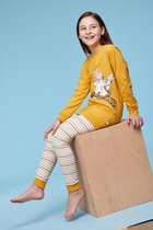 Woody - Meisjes Pyjama, goud - 14 jaar