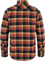 Fjällräven Singi Heavy Flannel Shirt M - Autumn leaf-dark navy - Outdoor Kleding - Fleeces en Truien - Overhemd lange mouw