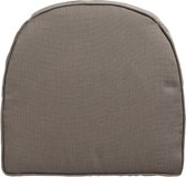 Coussin d'assise Madison York 48 X 48 Cm Polyester / coton Taupe