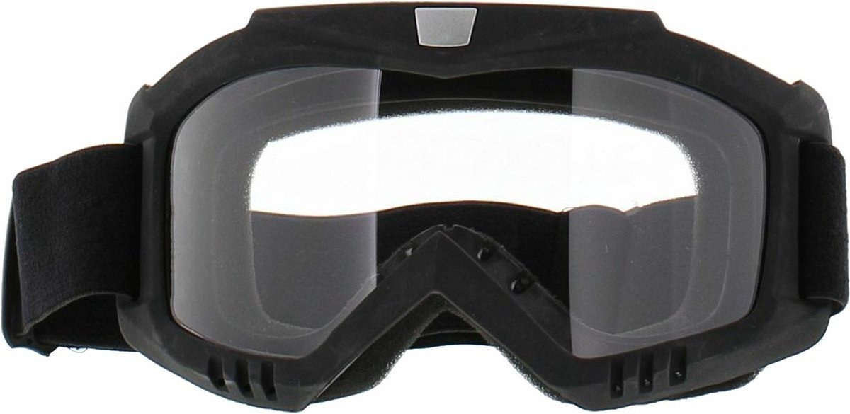 Aplus Crossbril zwart met helder lens
