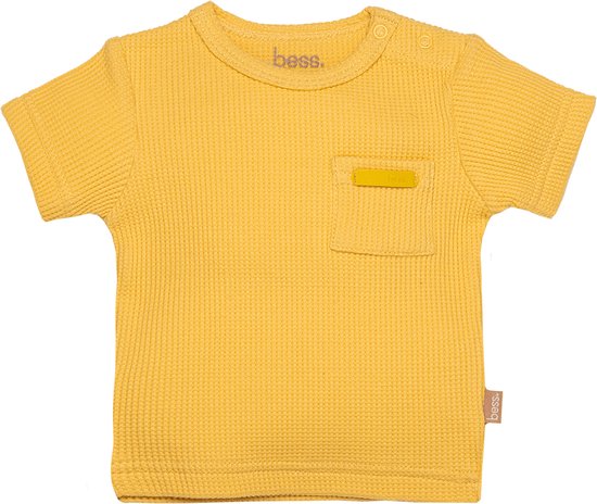 T-Shirt Pocket - Corn - BESS - maat 68
