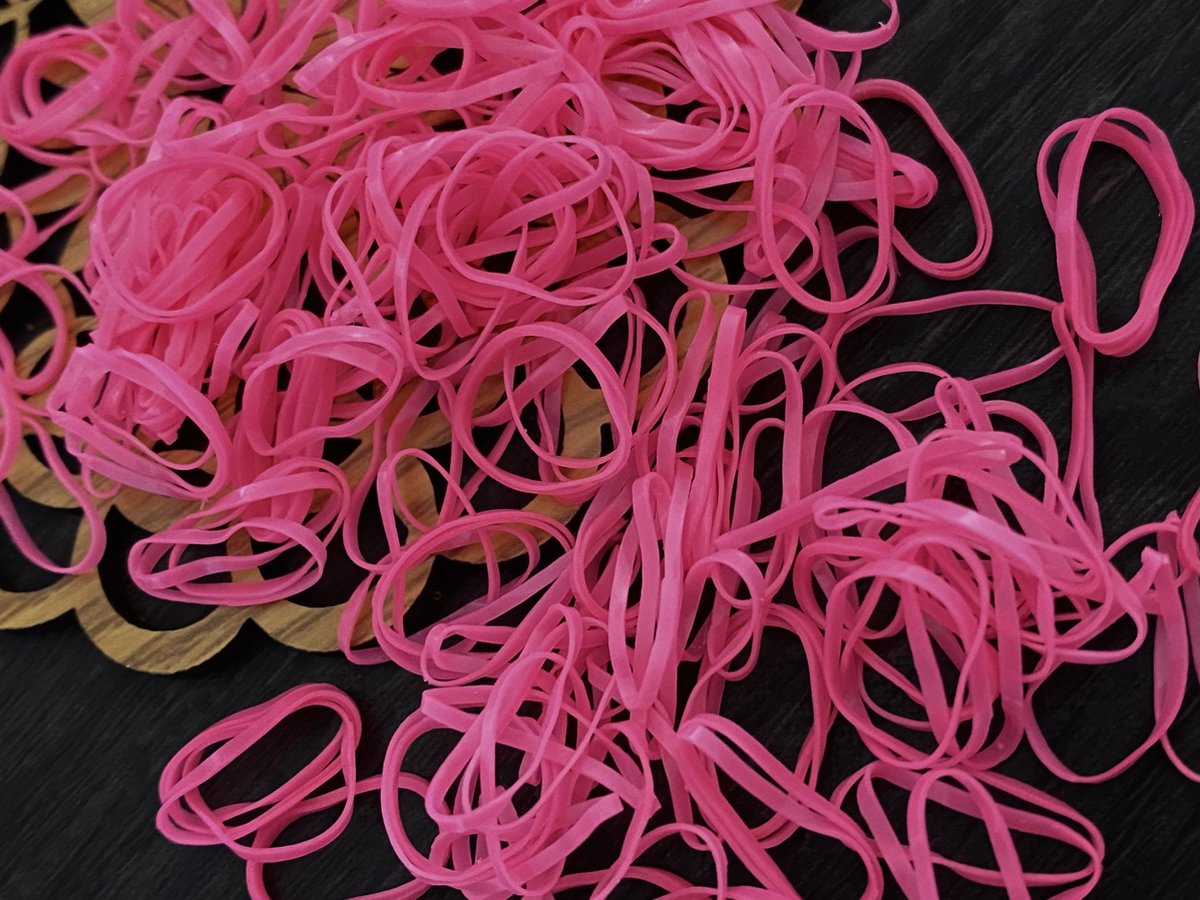 200 stuks mini haar elastiekjes neon roze - Baby elastiekjes - NEON ROZE - Haaraccessoires - Meisjes - Baby - Kinderen - Haar Elastieken - Extra Sterk - Gratis verzending