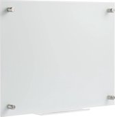 SpeaKa Professional Glazen magneetbord SP-BWM-200 (b x h) 600 mm x 450 mm Wit Glad Incl. opbergbakje