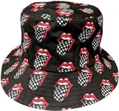 Bob The Rolling Stones - S/M - Motif Checker Tongue Grijs
