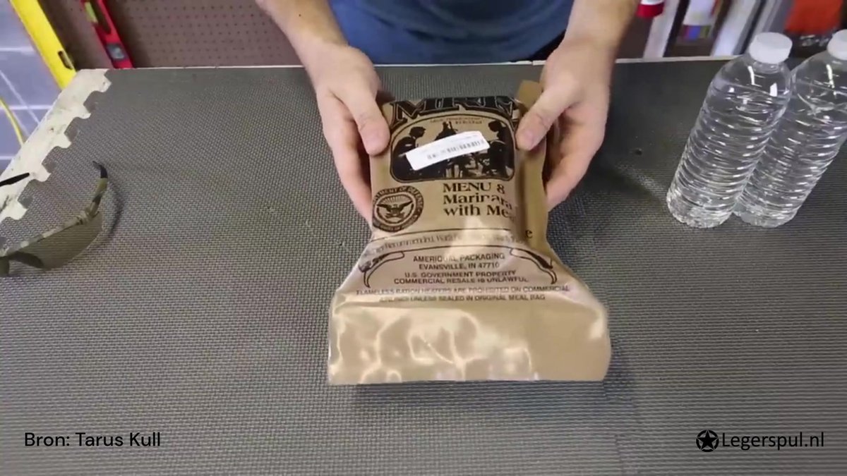 Repas Militaire Américain MRE - Menu Thon - Prêt-à-manger - Neuf