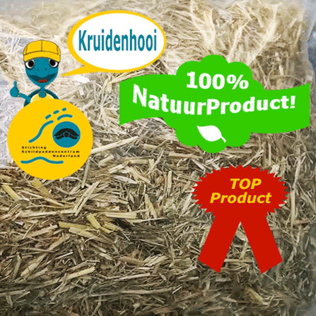 Kruidenhooi voor Landschildpadden - Natuurproduct - 400g