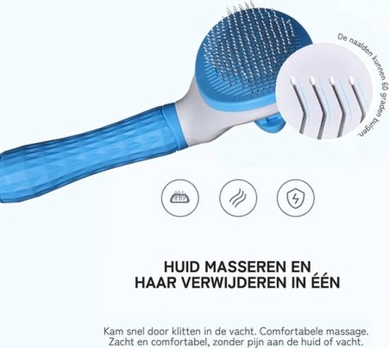 Puppy Vlooienreinigingskam - voor het baden van lange en