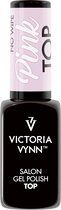 Victoria Vynn – Top Coat Secret Pink No Wipe 8 ml - glanzende roze topcoat - hoogglans - gellak - gelpolish - gel - lak - polish - gelnagels - nagels - manicure - nagelverzorging - nagelstyliste - uv / led – callance