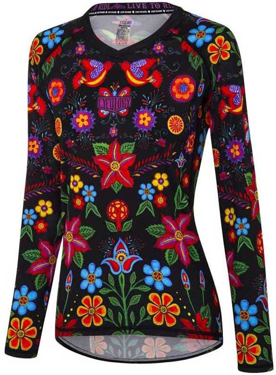 CYCOLOGY Frida Enduro-trui Met Lange Mouwen Dames - Multicolor - S