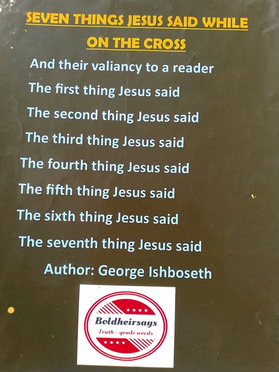SEVEN THINGS JESUS SAID WHILE ON THE CROSS (ebook), Ishboseth