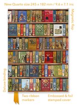 Flame Tree Quarto Notebook- Bodleian Libraries: High Jinks Bookshelves (Foiled Quarto Journal)