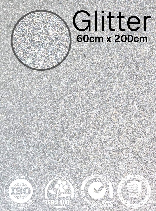 Homewell Raamfolie HR++ 60x200cm - Isolerend & Zonwerend - Anti inkijk - Statisch - Glitter