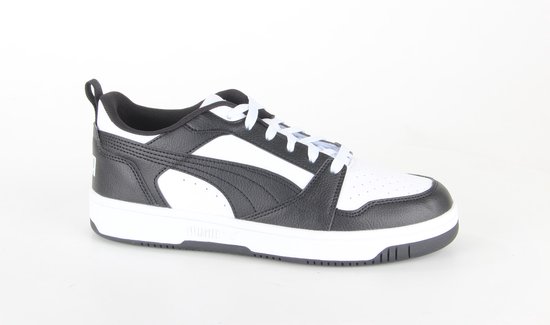 PUMA Rebound v6 Low Unisex Sneakers - Wit/Zwart - Maat 40