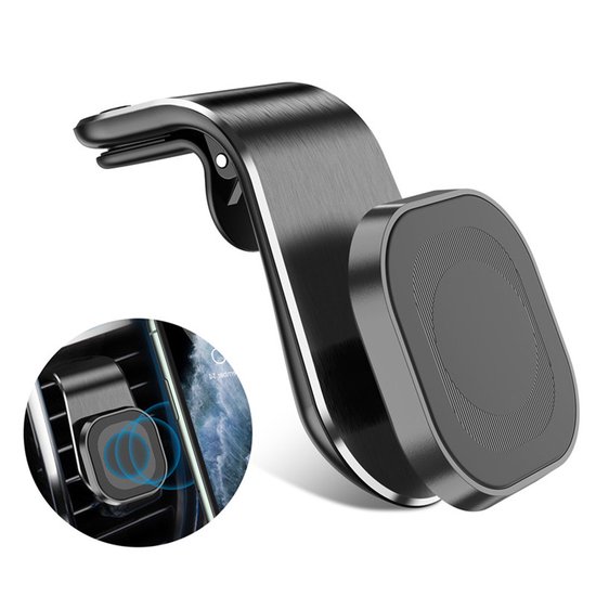 Magnetische Telefoonhouder Auto – Ventilatierooster Houder met Klem – Universele Smartphone Houder – Sterke Magneet – 360° Draaibaar