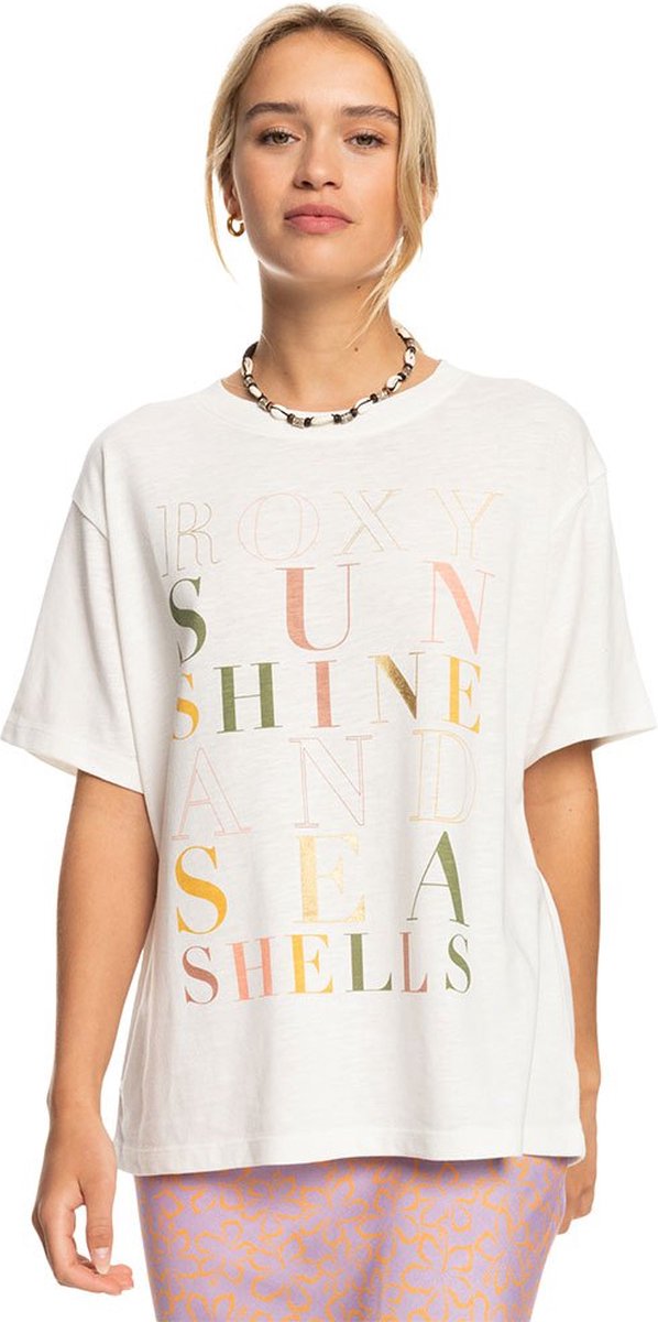 Roxy Crystal Vision B T-shirt Met Korte Mouwen M Vrouw Multicolor