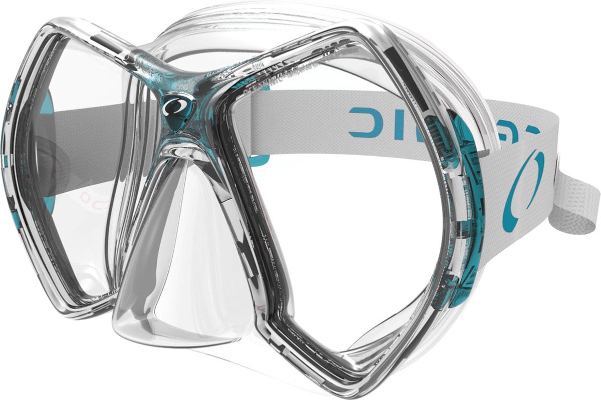 Oceanic Cyanea - Zwembril - Duikbril - Volwassenen - Ultra Clear glas - Comfort band - Transparant/Turquoise