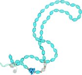 Bracelet Bijoux de Téléphone avec Perles Bleues Collection Audacious