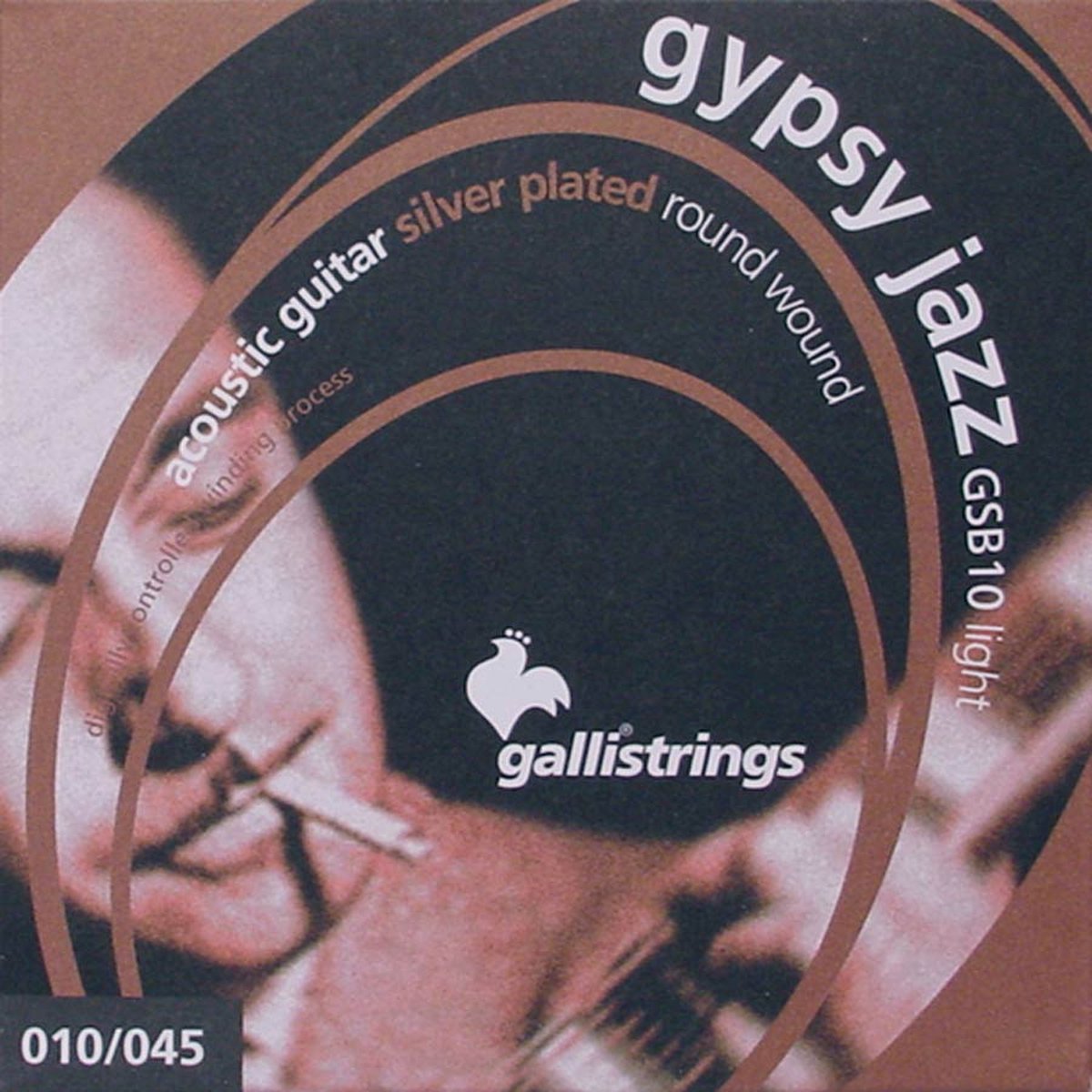 Galli GSB10 Western Gypsy Jazz Gitaarsnaren set .010