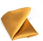 Pochette en soie jaune doré