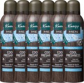 Kneipp Men - Douche Foam Cool Freshness - Douche schuim - Vegan - Grootverpakking - Voordeelverpakking - 6 x 200 ml