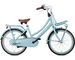 Popal Daily Dutch Basic+ N3 - Kinder Transportfiets - 22 Inch - Mat Blauw