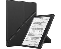 Hoes Geschikt voor Kobo Elipsa 2E Hoesje Bookcase Cover Hoes Trifold - Hoesje Geschikt voor Kobo Elipsa 2E Hoes Cover Case - Zwart