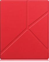 Hoesje Geschikt voor Kobo Elipsa 2E Hoes Book Case - Hoes Geschikt voor Kobo Elipsa 2E Hoesje Book Cover - Rood