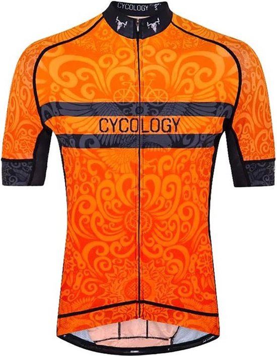 Cycology Life Behind Bars Jersey Met Korte Mouwen Oranje M Man