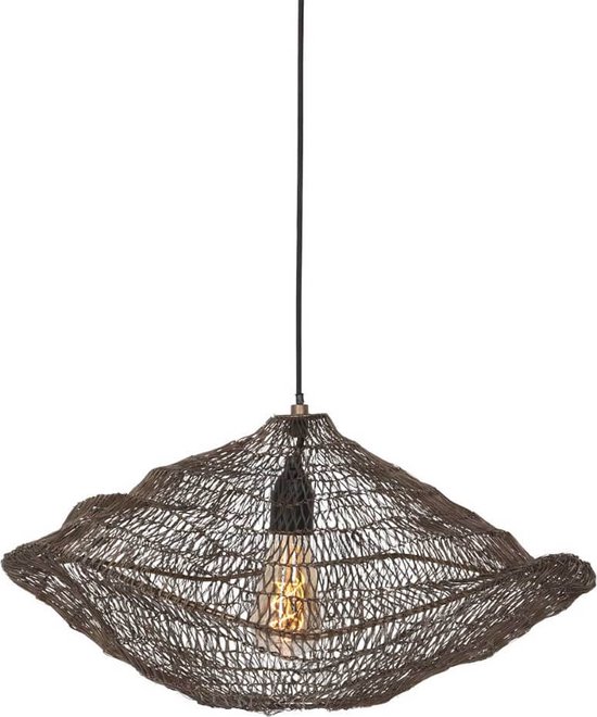 Lampe à suspension Steinhauer Feuilleter - E27 (grande douille) - bronze