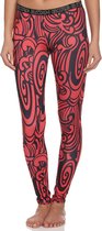 Björn Borg - Dames - Kirigami Wave Tights - Rood - Maat XS