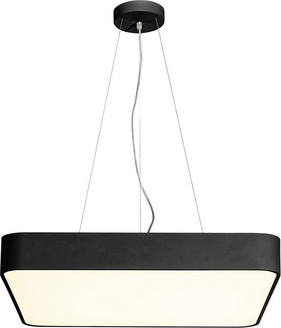 Vierkante hanglamp Medo Led 60cm zwart - 1000725