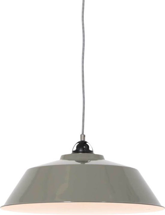 Mexlite hanglamp Nové - groen - metaal - 42 cm - E27 fitting - 1318G