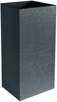 Bloempot EDA Graphit Grijs Donker grijs Plastic Vierkant 39,5 x 39,5 x 80 cm