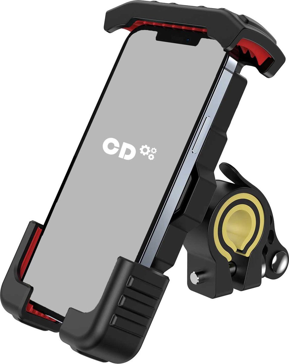 Universele Robuuste Telefoonhouder Fiets - 360 graden te draaien - GSM Houder - Accessoire Fietsen - Ook voor de Scooter en Motor
