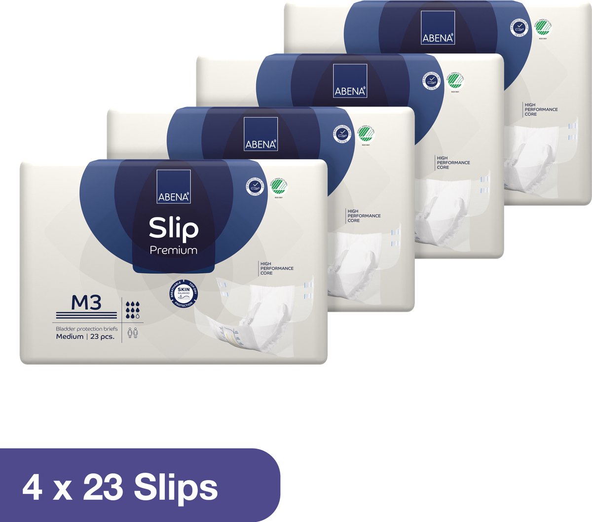 Goedkoopste ABENA Incontinentie Slip Premium M3 - Eendelig Verband ter Bescherming van Zwaar Urineverlies en (Dunne) Ontlasting - Perfecte Aansluiting door Flexibele Sluitstrips - 92 Stuks