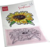 Clear stamp & dies set Tiny's Flowers - Sunflower