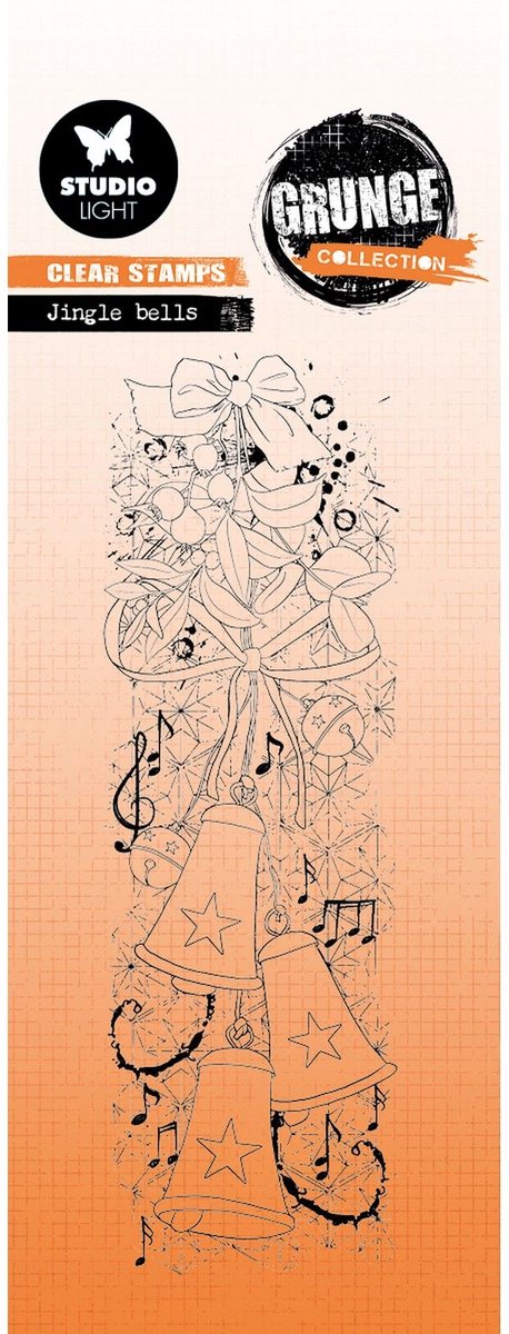 Studio Light Grunge Collection Clear Stamp Jingle Bells