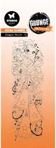 Studio Light Grunge Collection Clear Stamp Jingle Bells