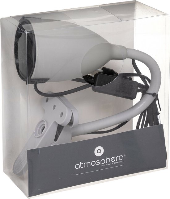 Atmosphera Klem bureaulampje - Design Light Classic - grijs - H43 cm - Leeslamp — afbeelding 5