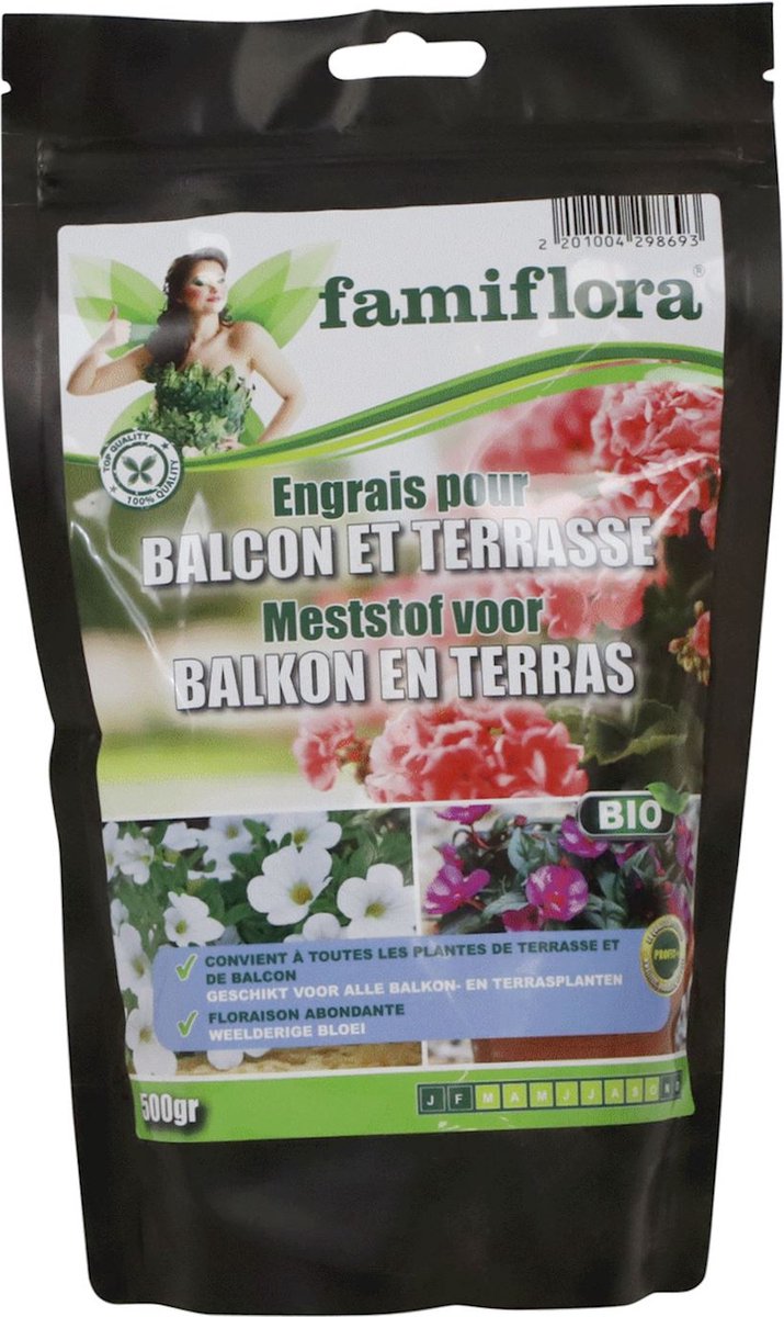 Famiflora meststof voor balkon en terras 500gr