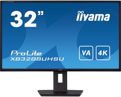 iiyama ProLite XB3288UHSU-B5 - 32 inch - 4K - VA - USB-Hub (2x) - Verstelbaar